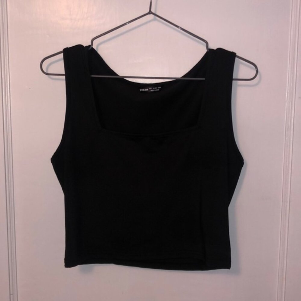 SHEIN black crop top